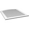 Ekena Millwork Arch Top Surface Mount PVC Gable Vent: Functional, w/ 3-1/2"W x 1"P Standard Frame, 36"W x 42"H GVPAR36X4201SF - alternate 4
